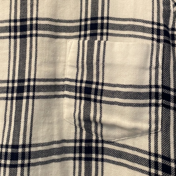 Madewell Industry Button Back Top in Plaid - Picture 9 of 15